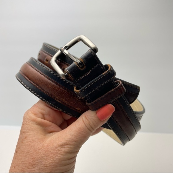 PIERRE Cardin Paris Men’s Size 38 Two Tone Belt - Picture 9 of 14